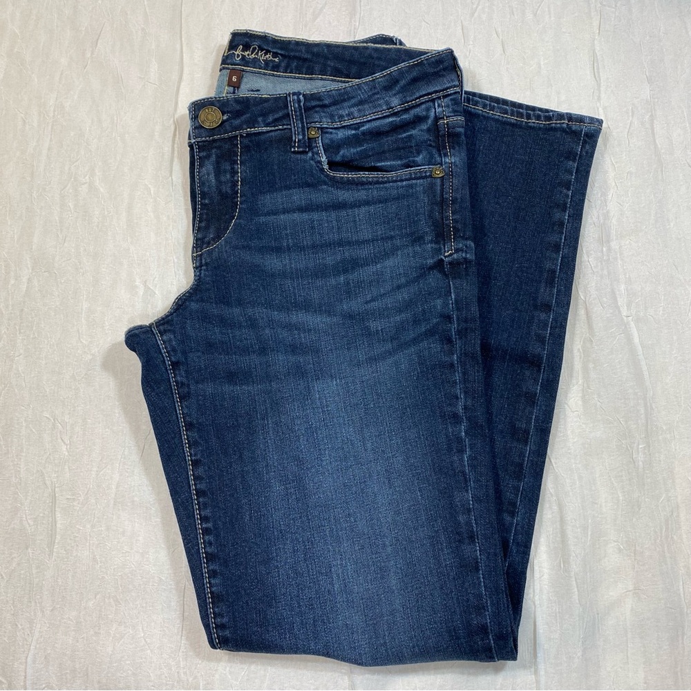 Kut from the Kloth Catherine Boyfriend Dark Blue Jeans